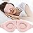 ZGGCD Sleep Mask for Side Sleeper, Light Blocking Sleeping Eye Mask for Women Men, 3D Contoured Cup Night Blindfold, Luxury Eye Cover Eyeshade with Adjustable Strap for Travel, Nap, Pink