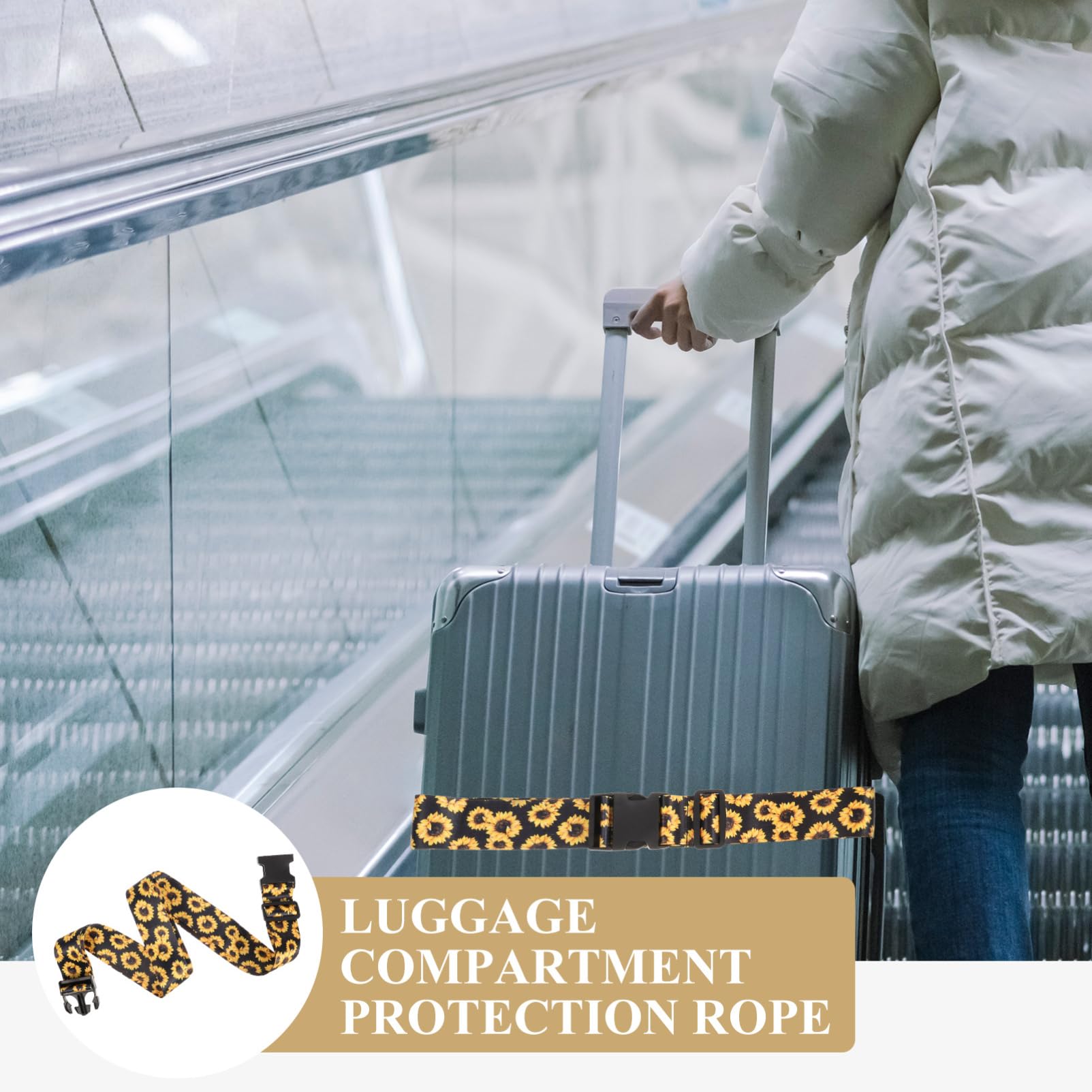 Ipetboom 5 Piezas Correas De Equipaje Cinturones De Carga De Maletas Maleta Cuerda Correas Elásticas para Equipaje De Embalaje para Bolsas De e Paño