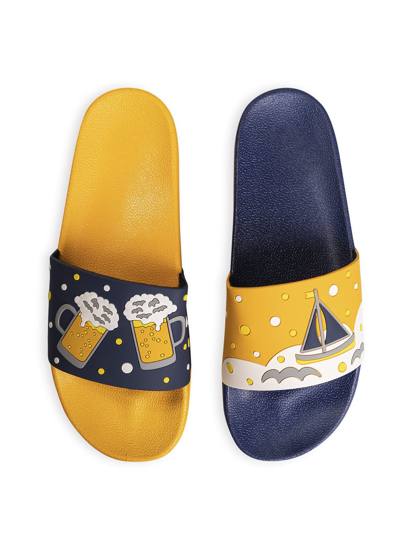 Dedoles Ciabatte & Pantofole Donna Uomo & Bambini Sandali per Spiaggia e Piscina con tanti Design Patatine Fiori Volpe Lama Nuvole Ketchup Regalo