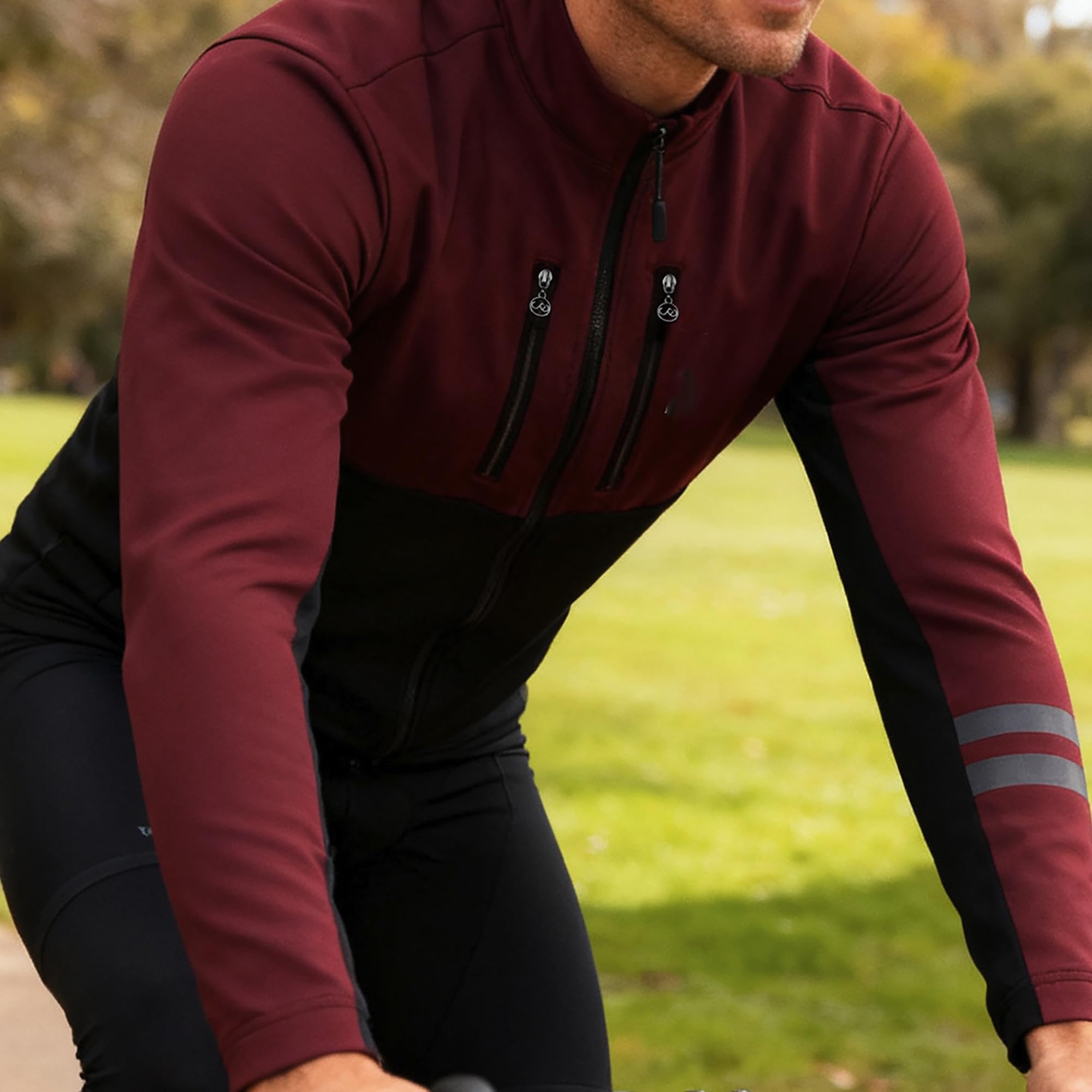 Chaqueta Ciclismo para Hombre Invierno Polar Termica, Impermeable Cortavientos de MTB, Cortavientos Transpirable Resistente al Agua para Correr, Hacer Senderismo Y Acampar