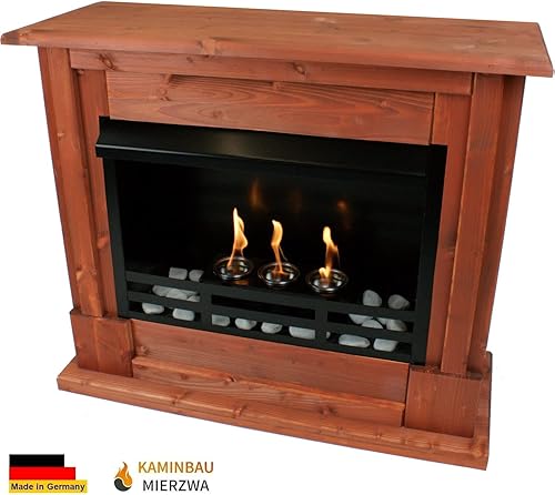Miniatura 2 de Gel + Ethanol Fire-Places Emily Premium - Juego de accesorios de 21 piezas, color cereza