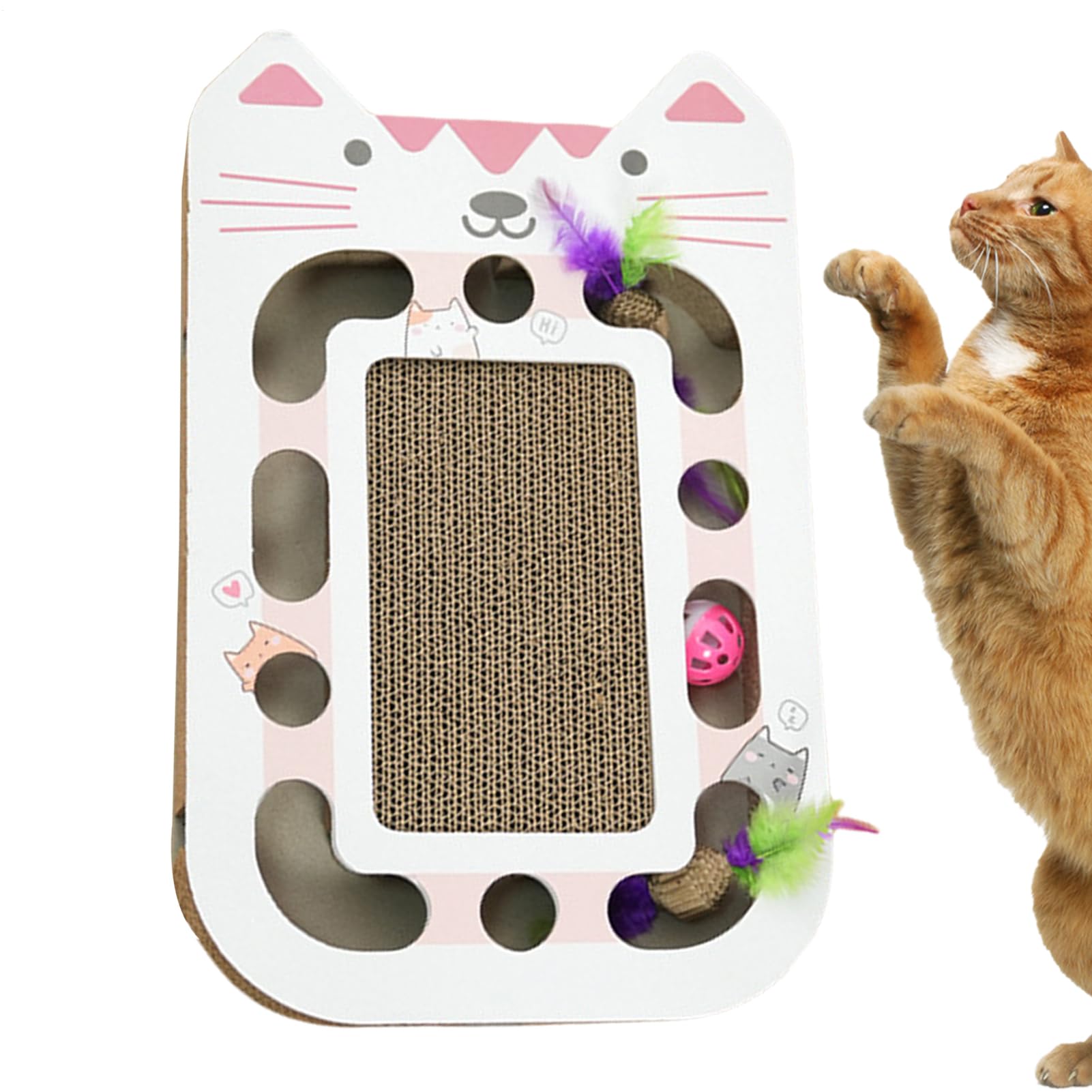 Jouet interactif anti-griffes pour protéger le mobilier des chats