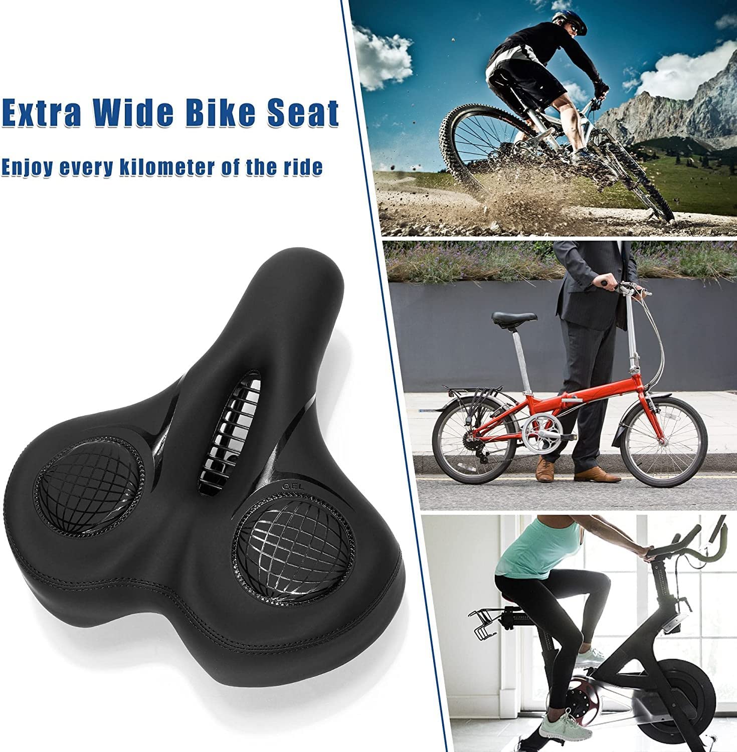 Bicycle Seats For Comfort Men CDYWD Oversized For Men Women