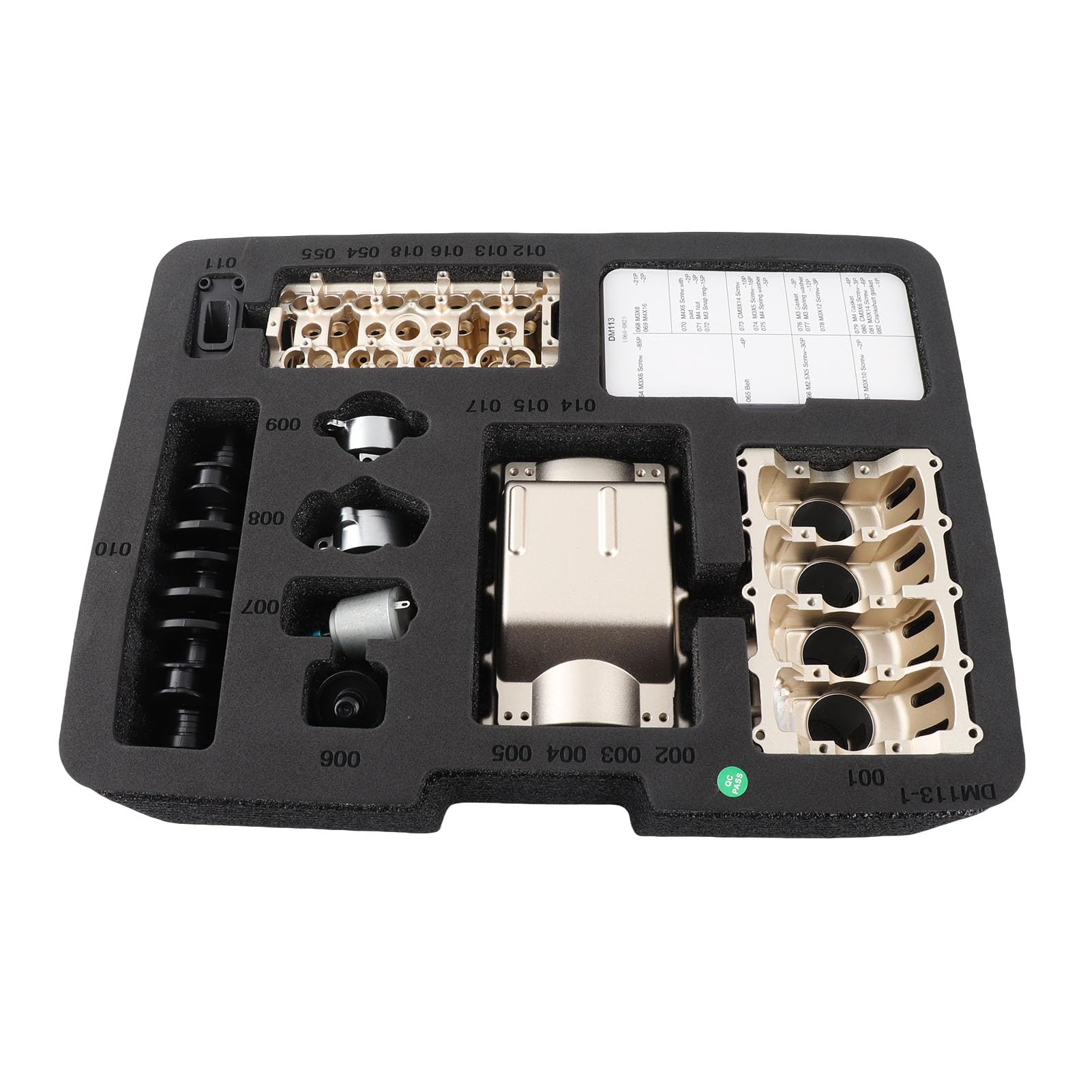 Kit motore a 4 cilindri, interamente in metallo, modello assemblato fai-da-te, motore elettrico a quattro cilindri, giocattoli meccanici per auto, per aule didattiche di ingegneria