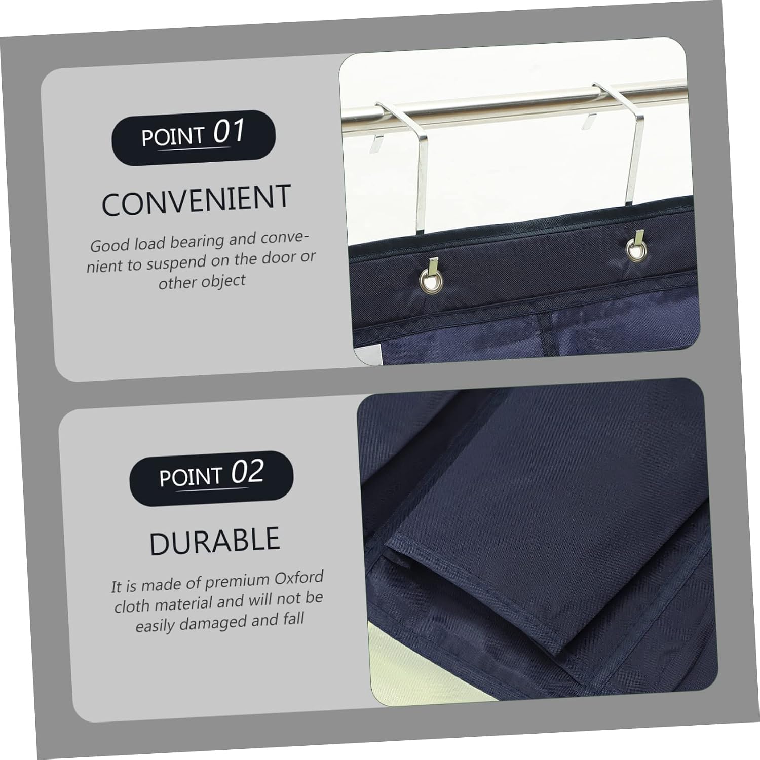 CHILDWEET Closet Door Shoe Pouch Hanging Storage Organizer Oxford Cloth Sections over The Door Hanger for Shoes Closets Bedrooms