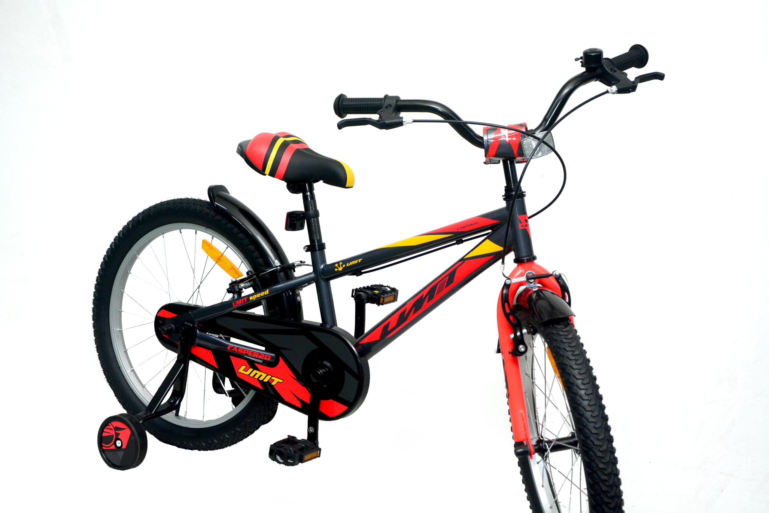 Bicicleta 20 Pulgadas niño | Bicicleta niño 6-10 años + Frenos V-Break + Estabilizadores + Cuadro Acero | Segura y Resistente