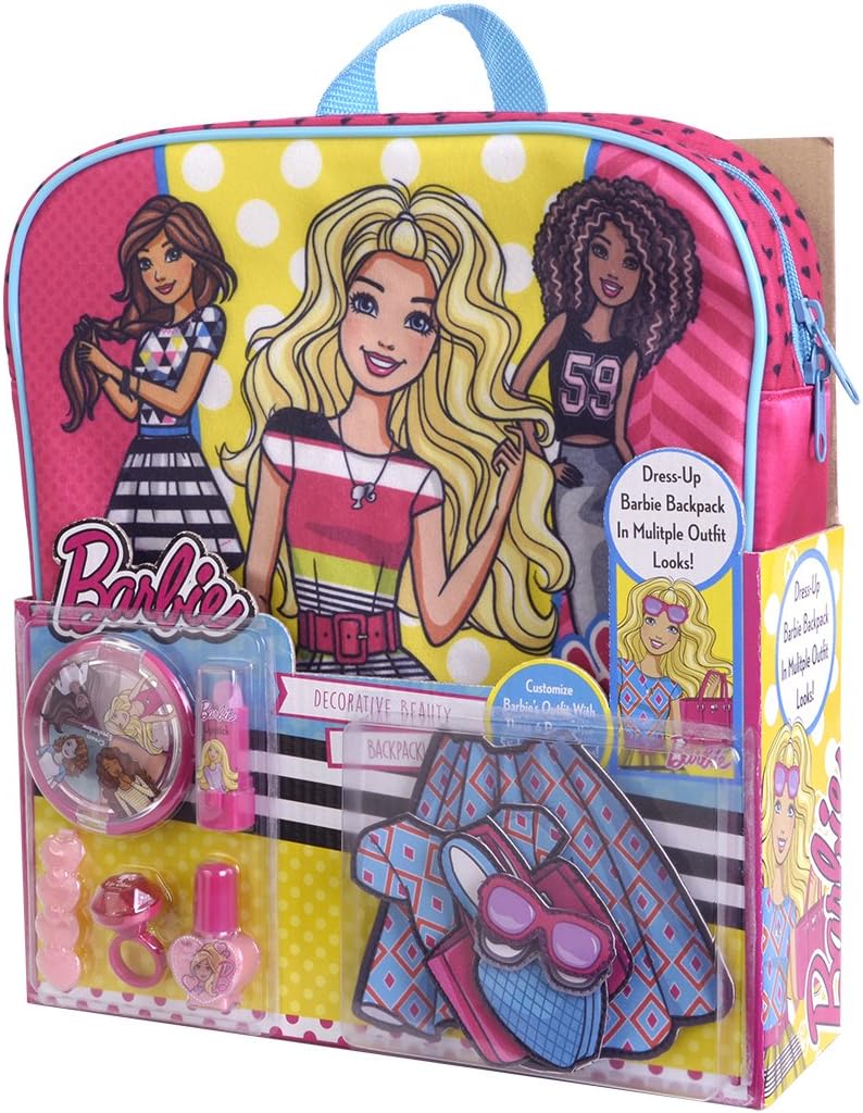 barbie backpack set