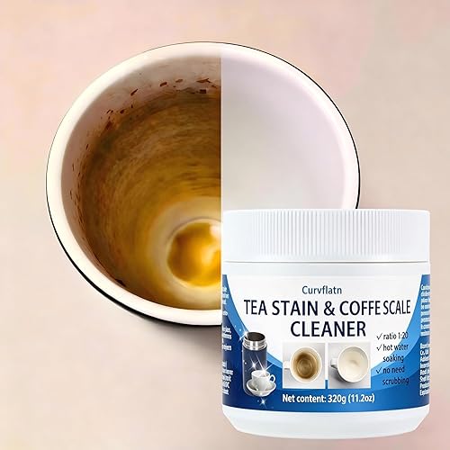 Food Grade Tea Stain & Coffee Scale Cleaner - Easy
