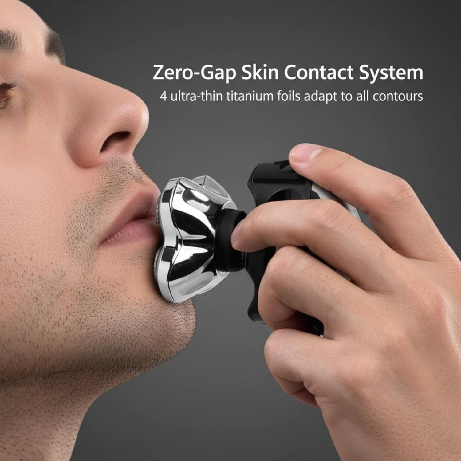 2Pack Professional Replacement Heads for Skull Shaver Pitbull Gold Pro, Silver PRO, Platinum PRO, Butterfly Kiss PRO, Diamond PRO Series… Floating 4 Heads for a Fast, Close and Smooth Shave - Image 6