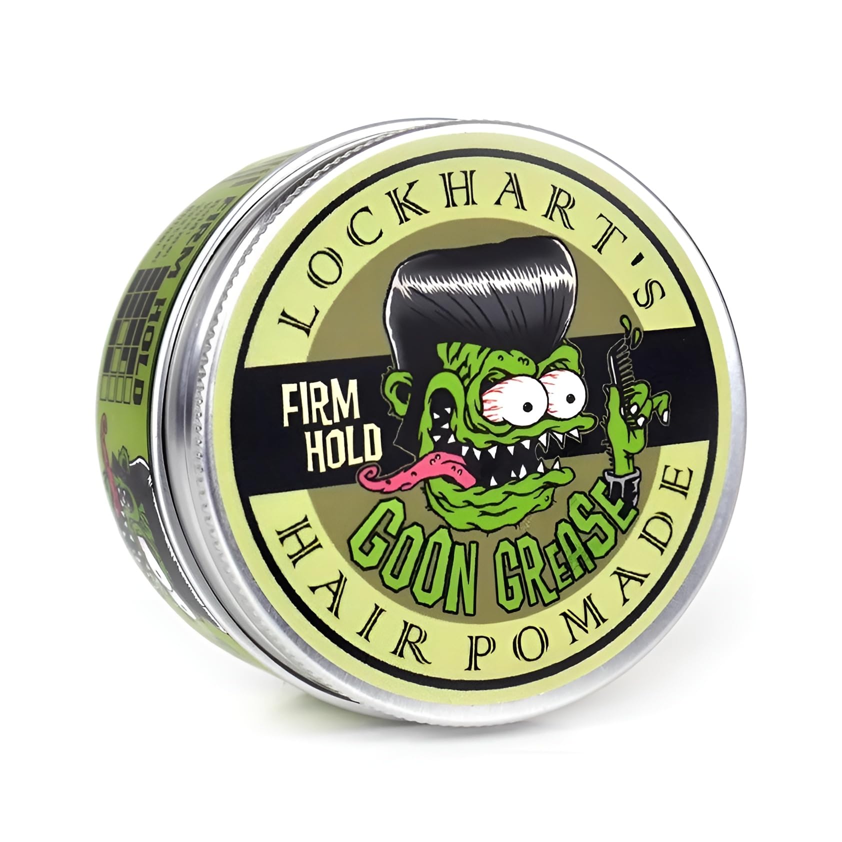 LOCKHART'S Hand Crafted Cinnamon Sandalwood Goon Grease Hair Pomade Heavy Hold 3.4 oz