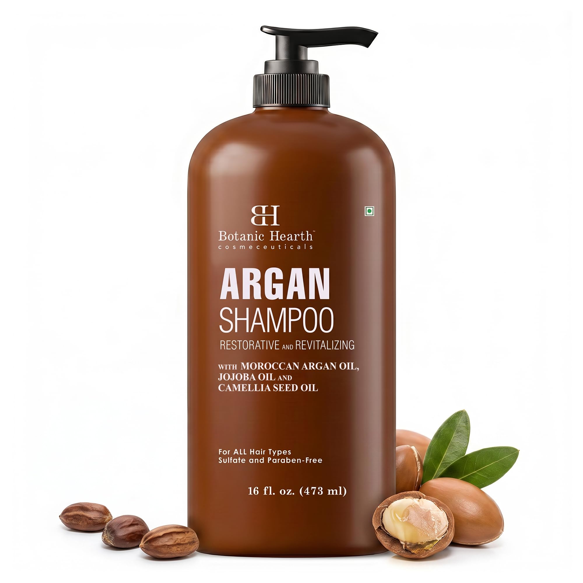 Amazon.com : Botanic Hearth Argan Shampoo, Hydrating & Volumizing