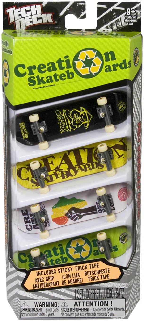 Tech Deck 96MM Fingerboards 4 Pack (Styles vary)