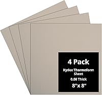 Vista 122 de Kydex Sheets - Solid Color DIY Kit for Crafting Holsters, Sheaths, and Mag Pouches - (8x8, 8x12, 12x12), Premium Thermoform Sheets - Thick, Durable