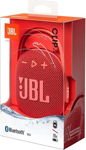 Miniatura 7 de JBL Clip 4 Altavoz Bluetooth portátil Impermeable y a prueba de polvo IP67, mini altavoz Bluetooth para viajes, exteriores y hogar con 1 linterna