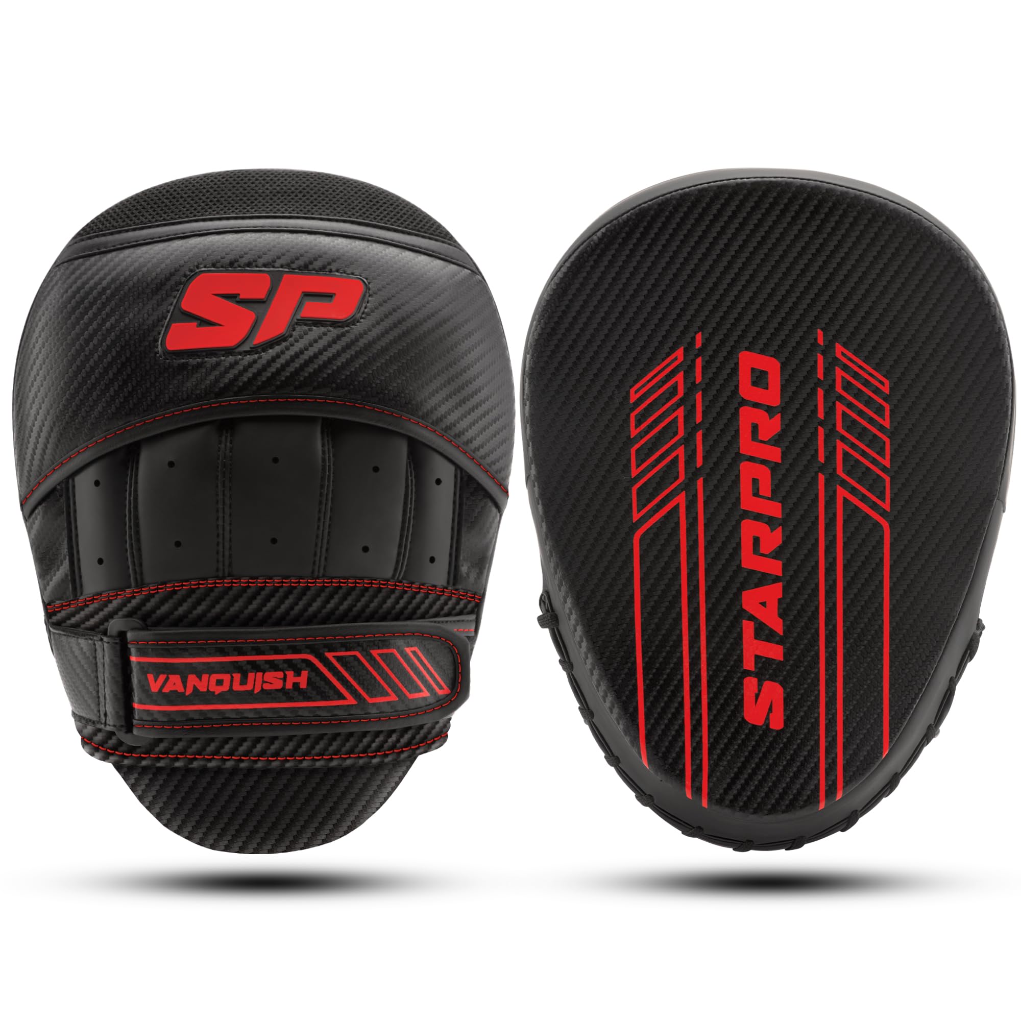 Starpro Vanquish Pattes d’Ours Carbone Légères Durables Ergonomie Grip Core Protection Poignet Absorption Chocs Boxe MMA