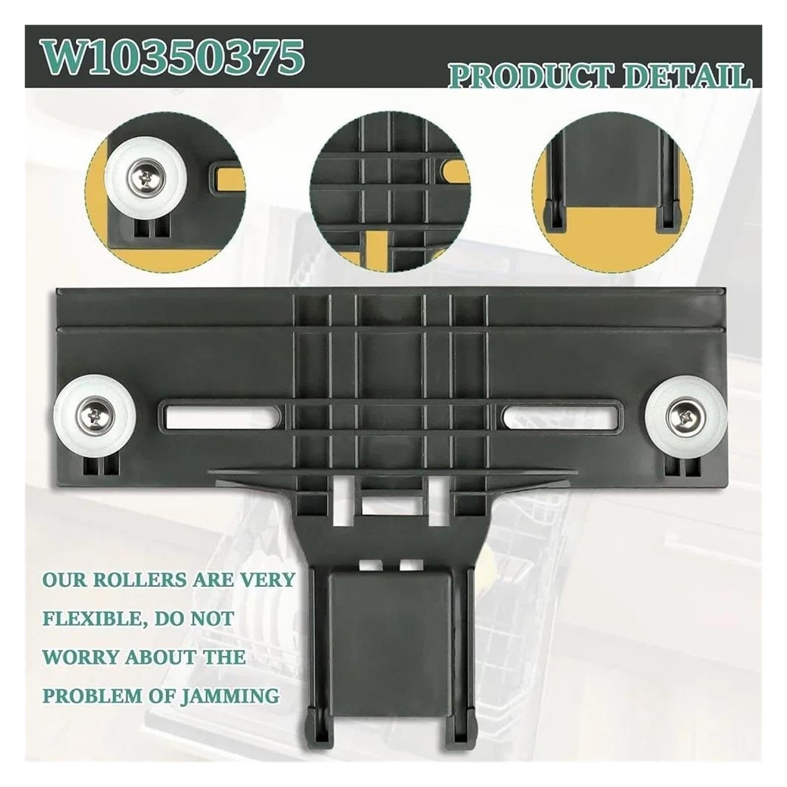 Ajustador Del Estante Del Lavavajillas,Compatible Con Kenmore