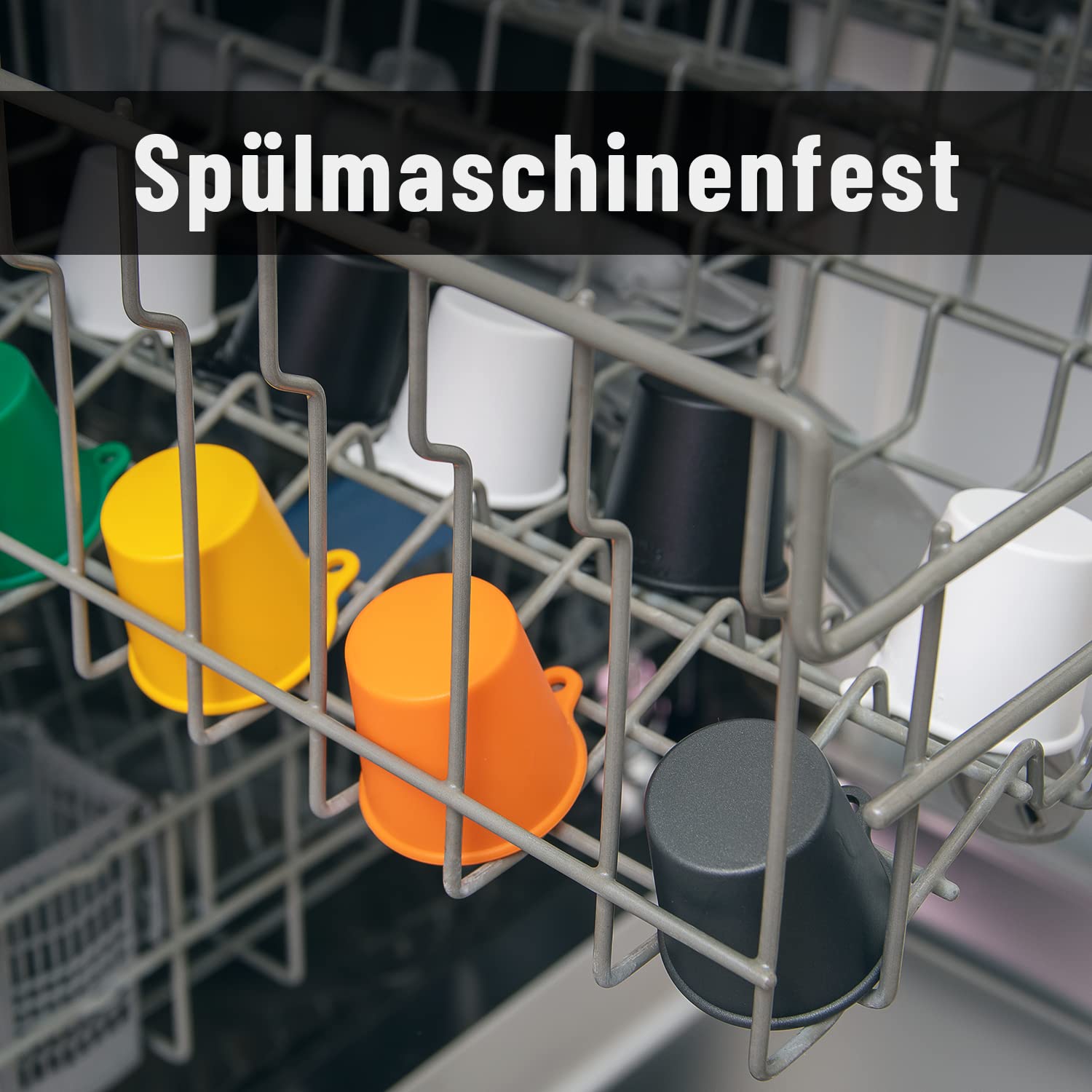 SoPro 12x Schnapsbecher zum Umhängen 4 cl wiederverwendbar - 40 ml weiß