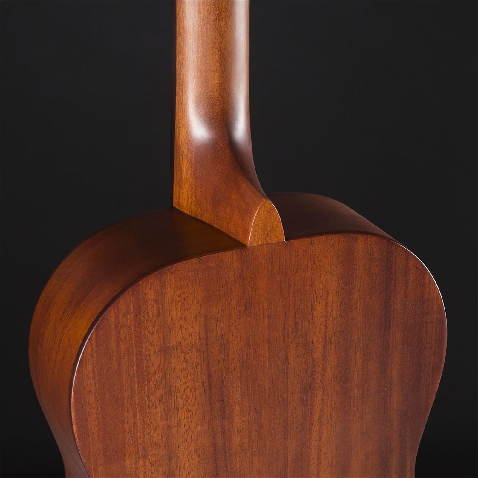 Guitare Six Cordes Couleur Bois Naturel Avec Manche Rond Et Corps En Acajou Guitare Électrique Débutants