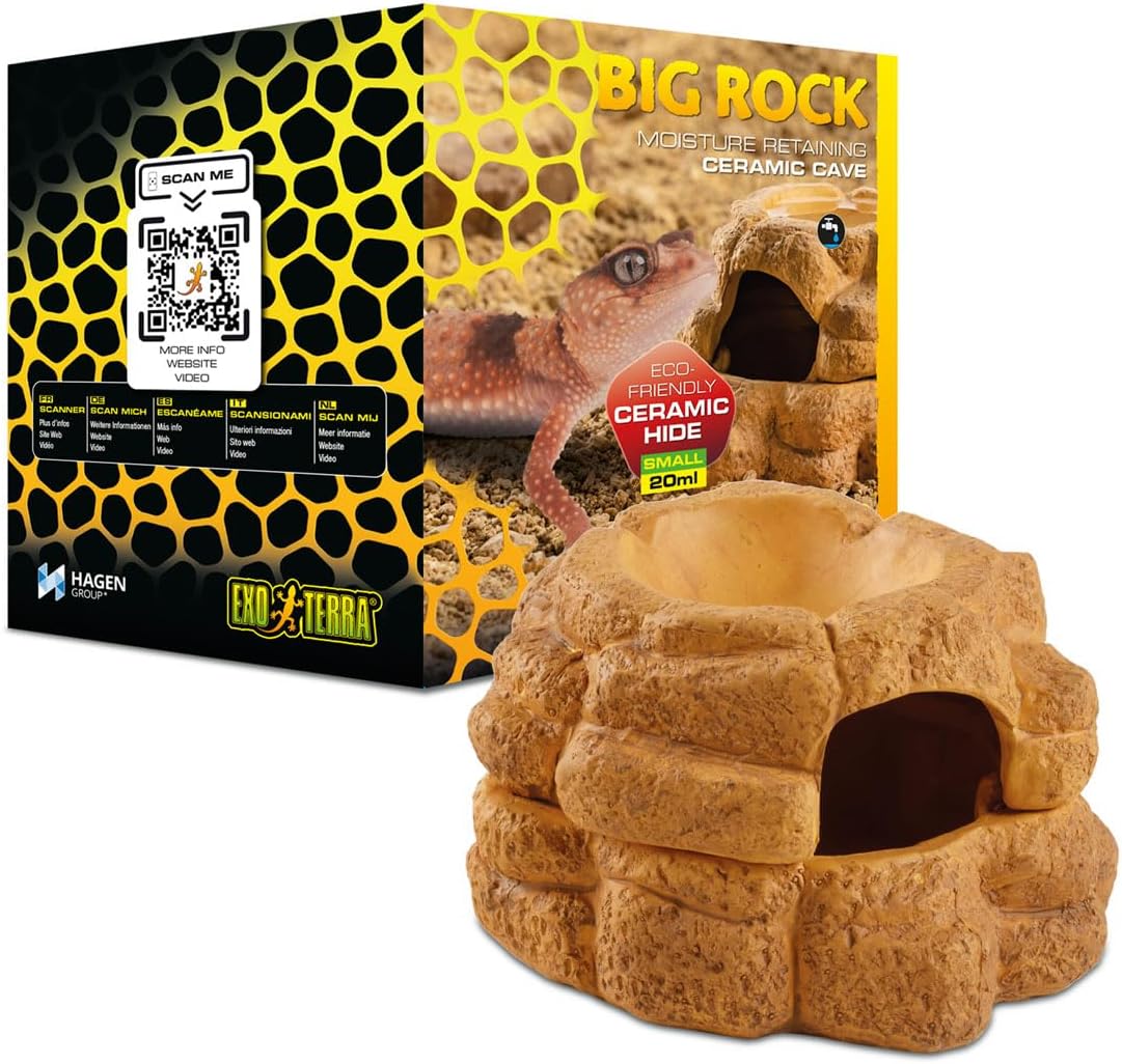 Big Rock - Small Ceramic Cave with lid