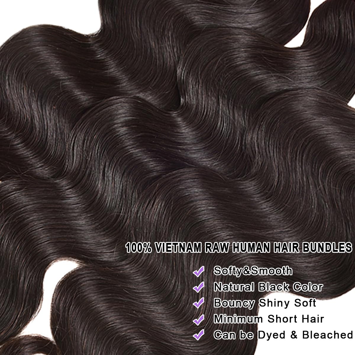 Body Wave Human Hair Bundles Brazilian Remy Human Hair 3 Bundles 20 22 24 Inch Body Wave Bundles Double Wefts Extensions Raw Quick Weave Human Hair Natural Color
