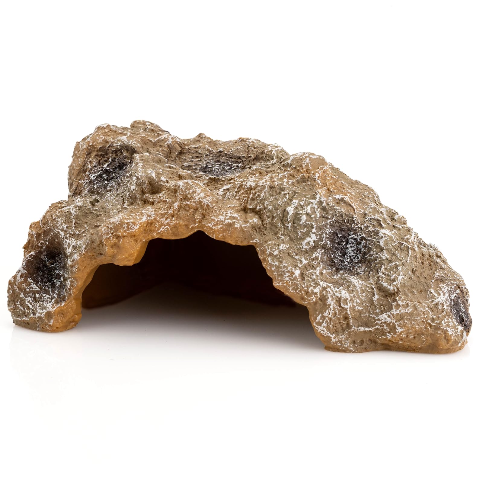 Reptile Cave Hideouts - Simulation Rock Terrarium Habitat Décor for Bearded Dragons, Turtles, Lizards, Snakes & More