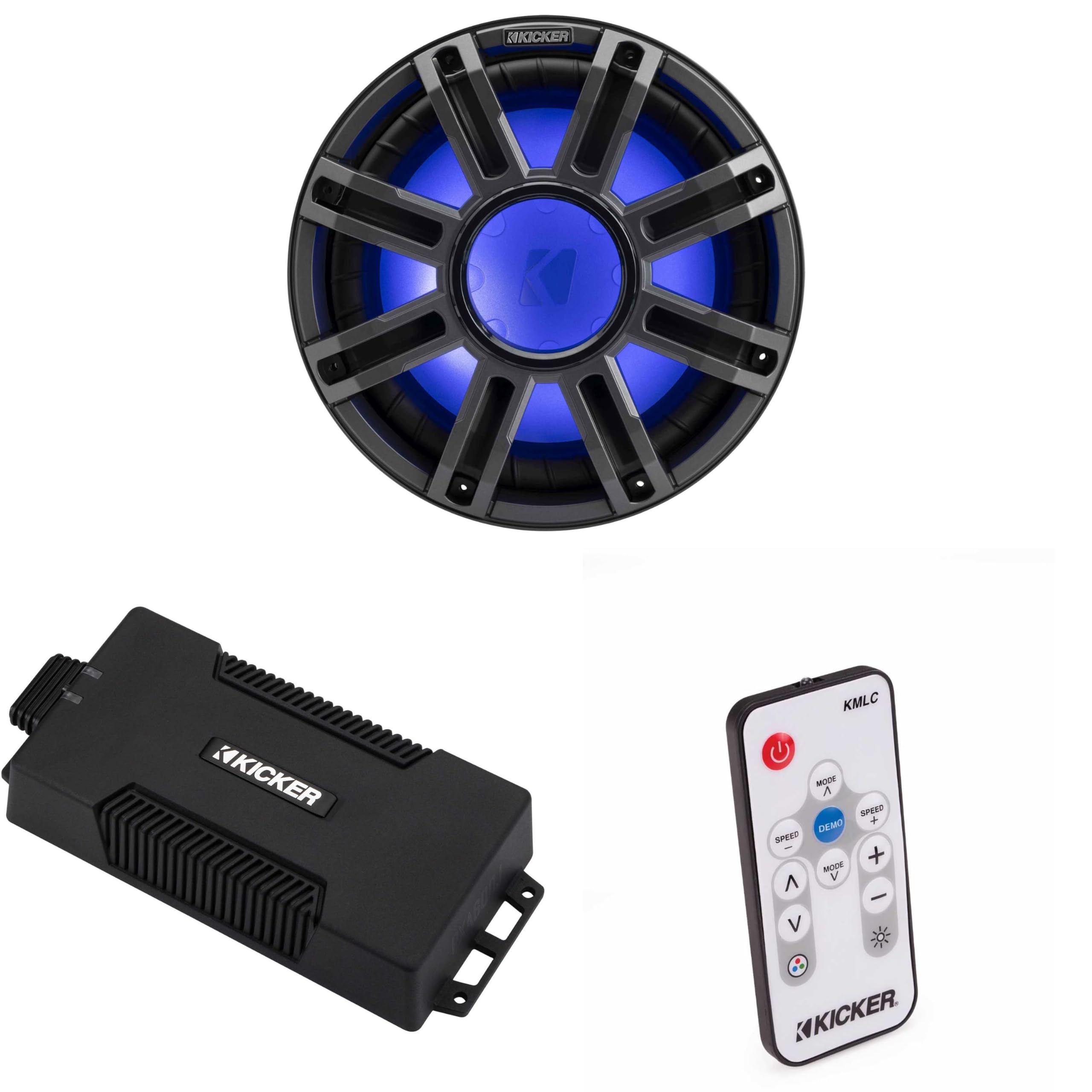 Kicker 48PXA6001 Weatherproof Powersport Mono Amp & 12