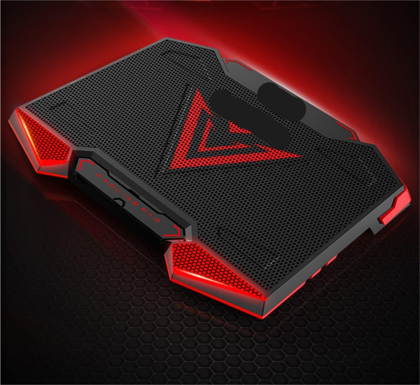 Base di raffreddamento da Gaming Raffreddatore For Laptop Da Gioco Con 5 Ventole Silenziose, Adatto A 12-19 Pollici, Altezza Regolabile per PC Notebook