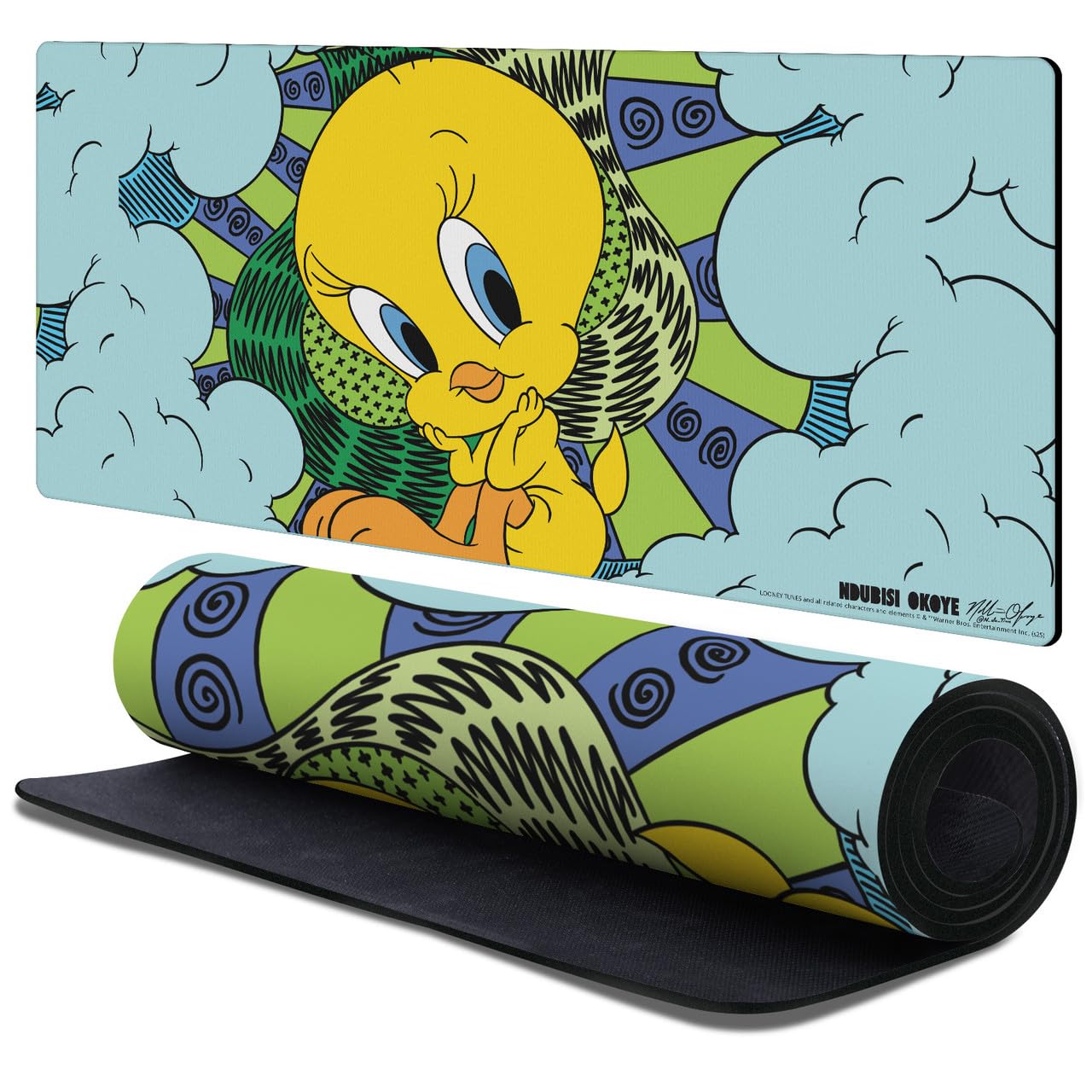 Head Case Designs Officially Licensed Looney Tunes Tweety Cartoon Character Art 37.4 x 15.75 x 0.16 inches (900 x 400 mm) - XL Gaming Office Desk PC Keyboard Mouse Mat Pad
