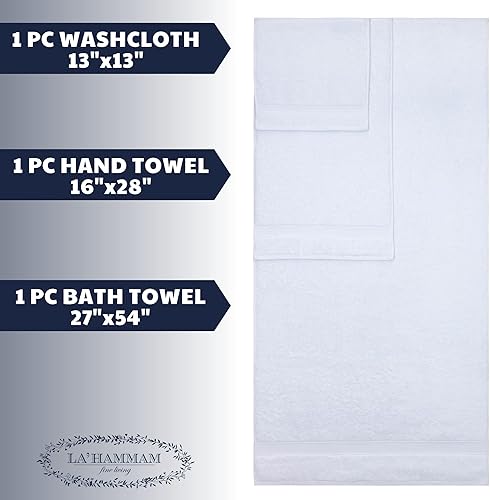 Miniatura 6 de Juego de toallas con monograma, calidad de hotel y spa, súper suave, altamente absorbente, juegos de baño, 100% algodón, juego de toallas