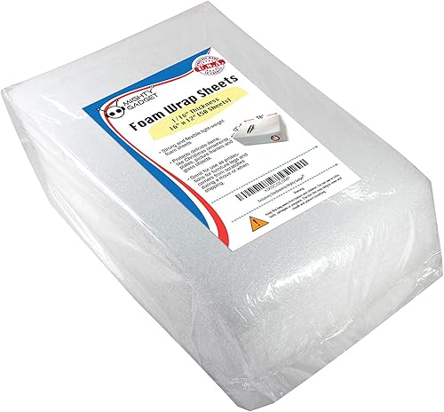 Miniatura 3 de 50 Pack of Mighty Gadget (R) Large 16" x 12" x 116" Foam Wrap Sheets, Safely Wrap Dishes, China, and Furniture, Foam Wraps Cushioning for Moving