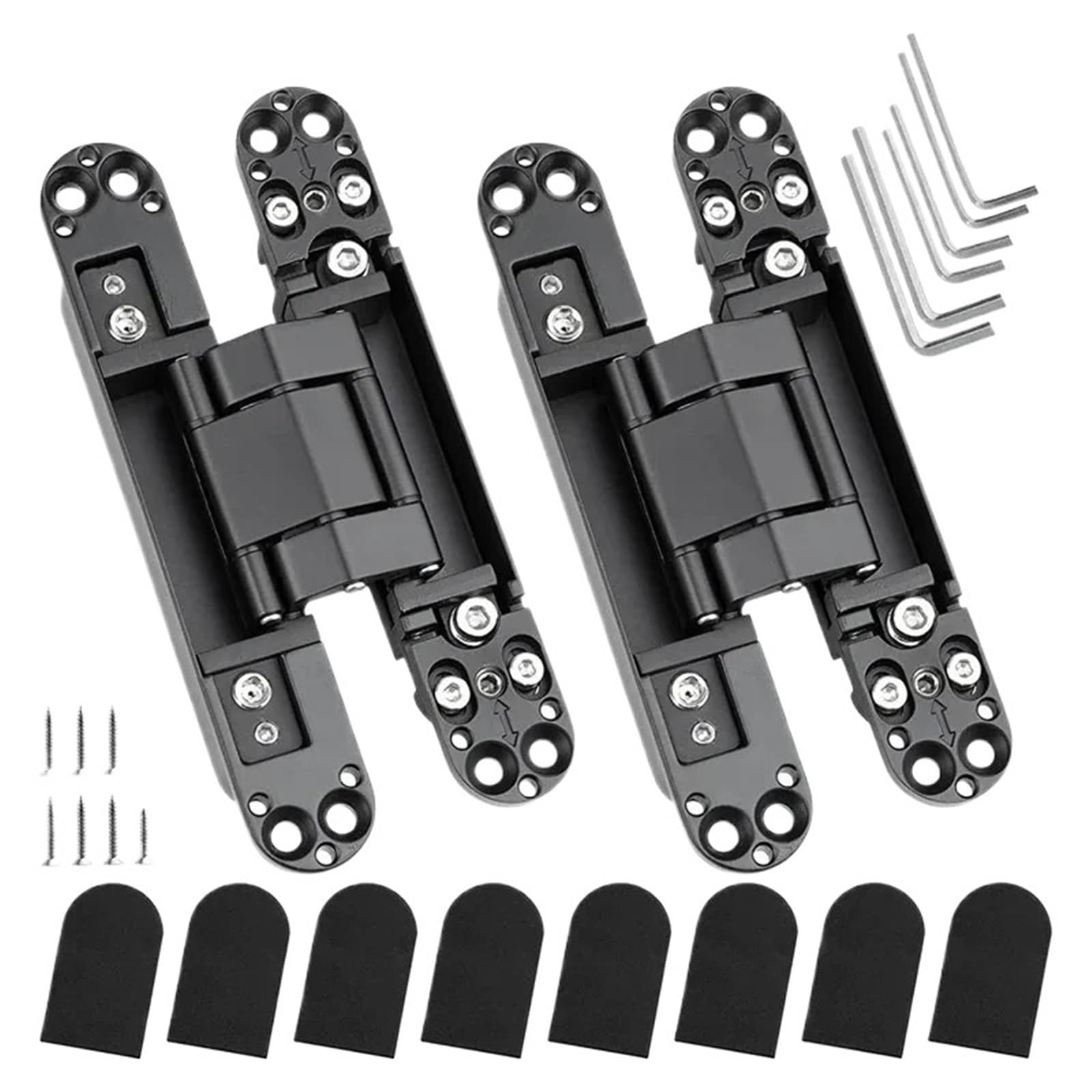 Cerniere Per Porte Porta a battente, accessori for mobili a , porta in legno nascosta, pieghevole, forma regolabile, capacità di carico 40-80 kg