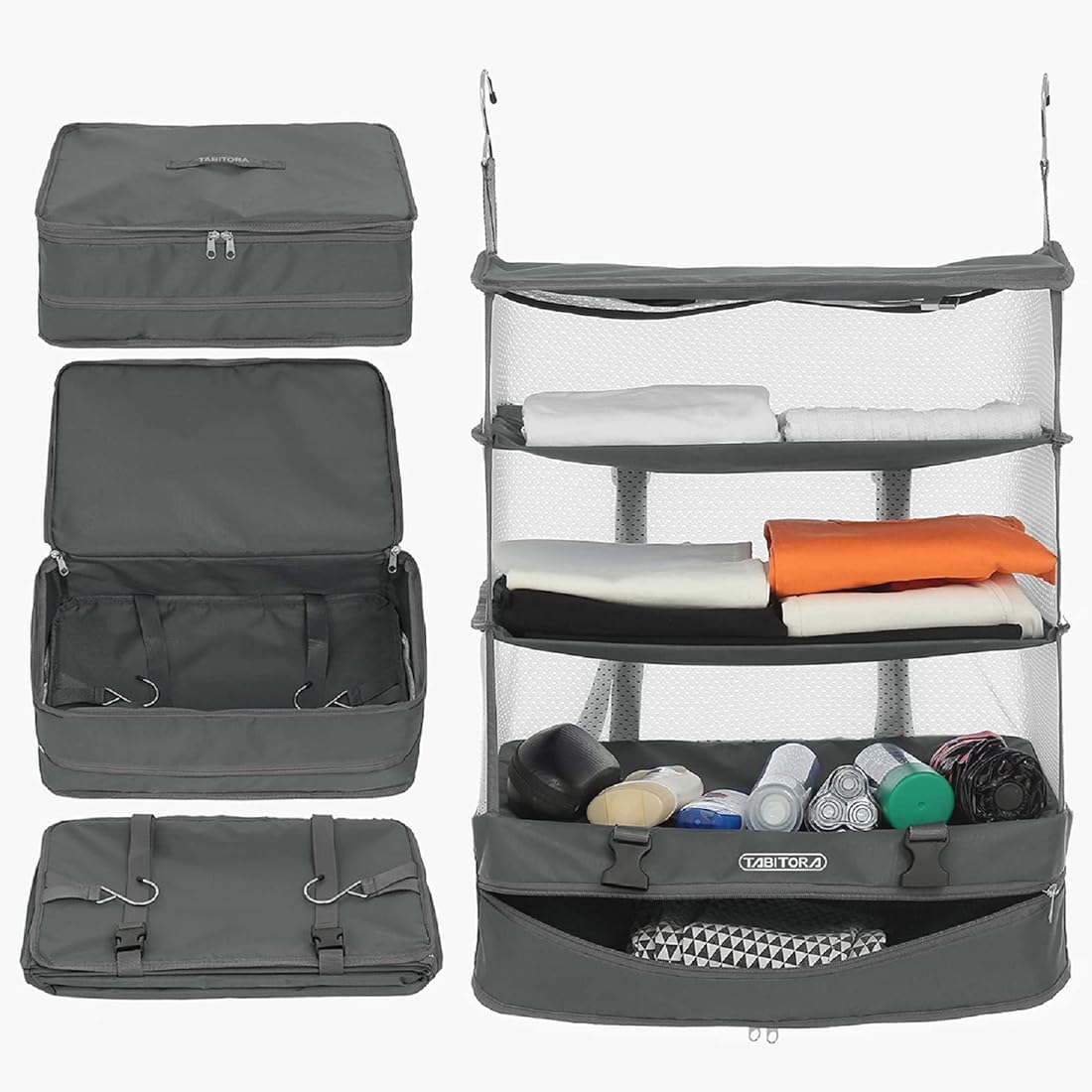 新作モデル dさま 専用 TABITORAタビトラ吊り下げ収納ボックス L 4つ