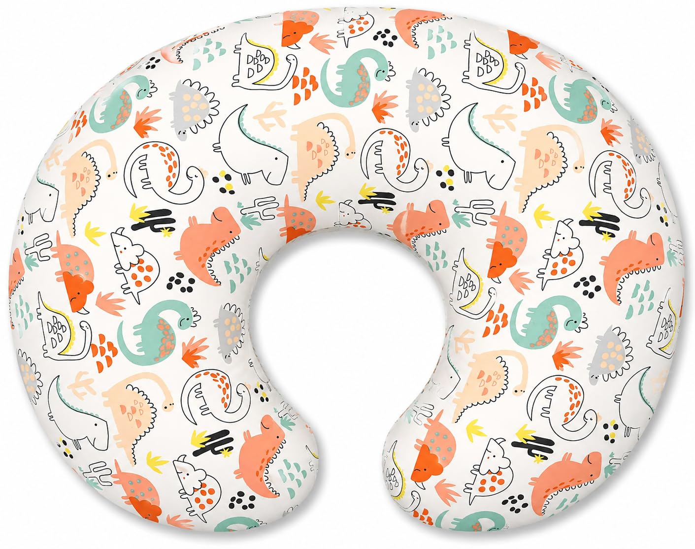 Proliva Feeding Pillow for New Born Baby with Detachable Cover Breast Feeding, Maternity Nursing Pillow for Breastfeeding Set of Support for Baby Feeding Pillow Mom Home (Duck Organe-K1)-image-22