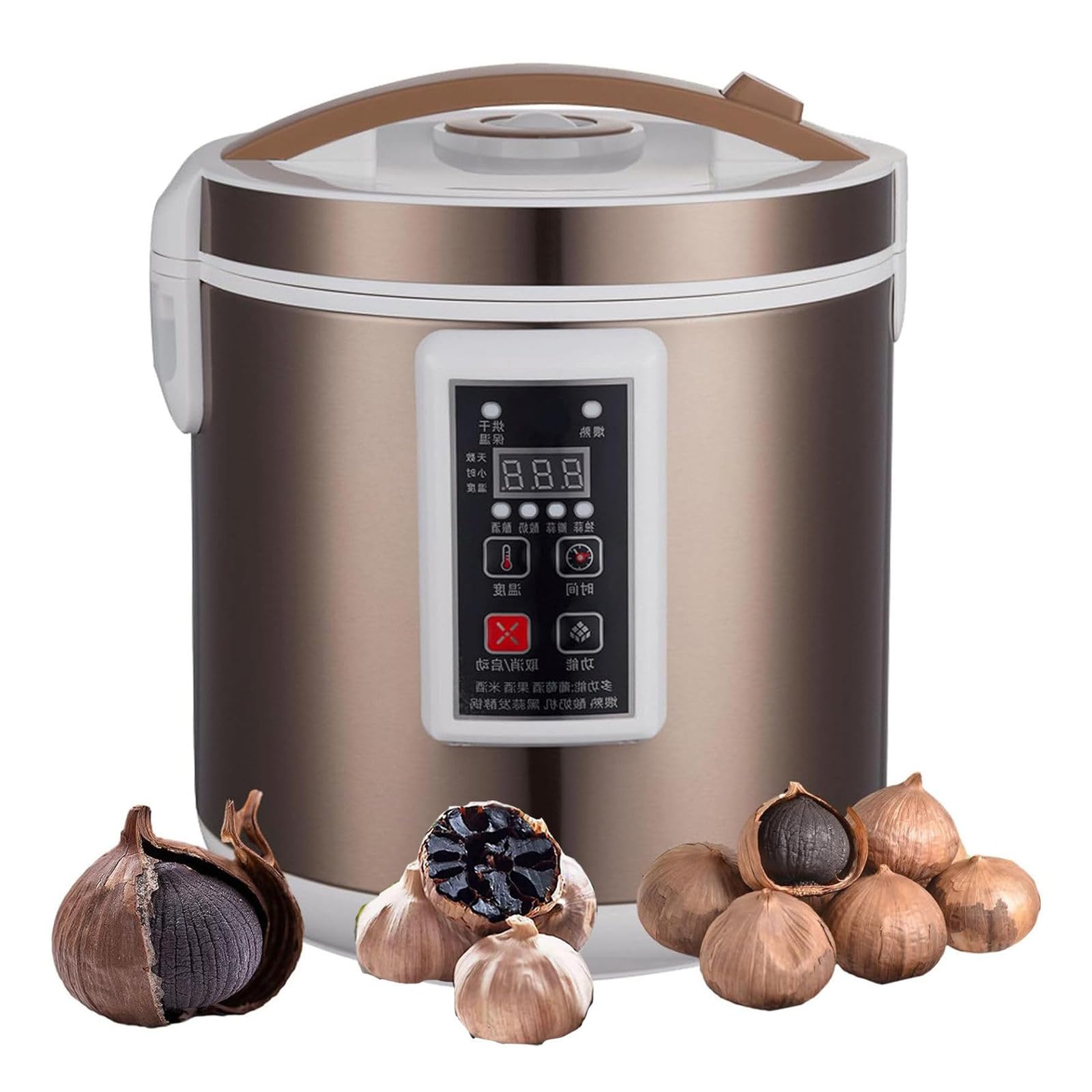 Machine de fermentation d'ail noir intelligent 7,5L avec support inox 3 couches