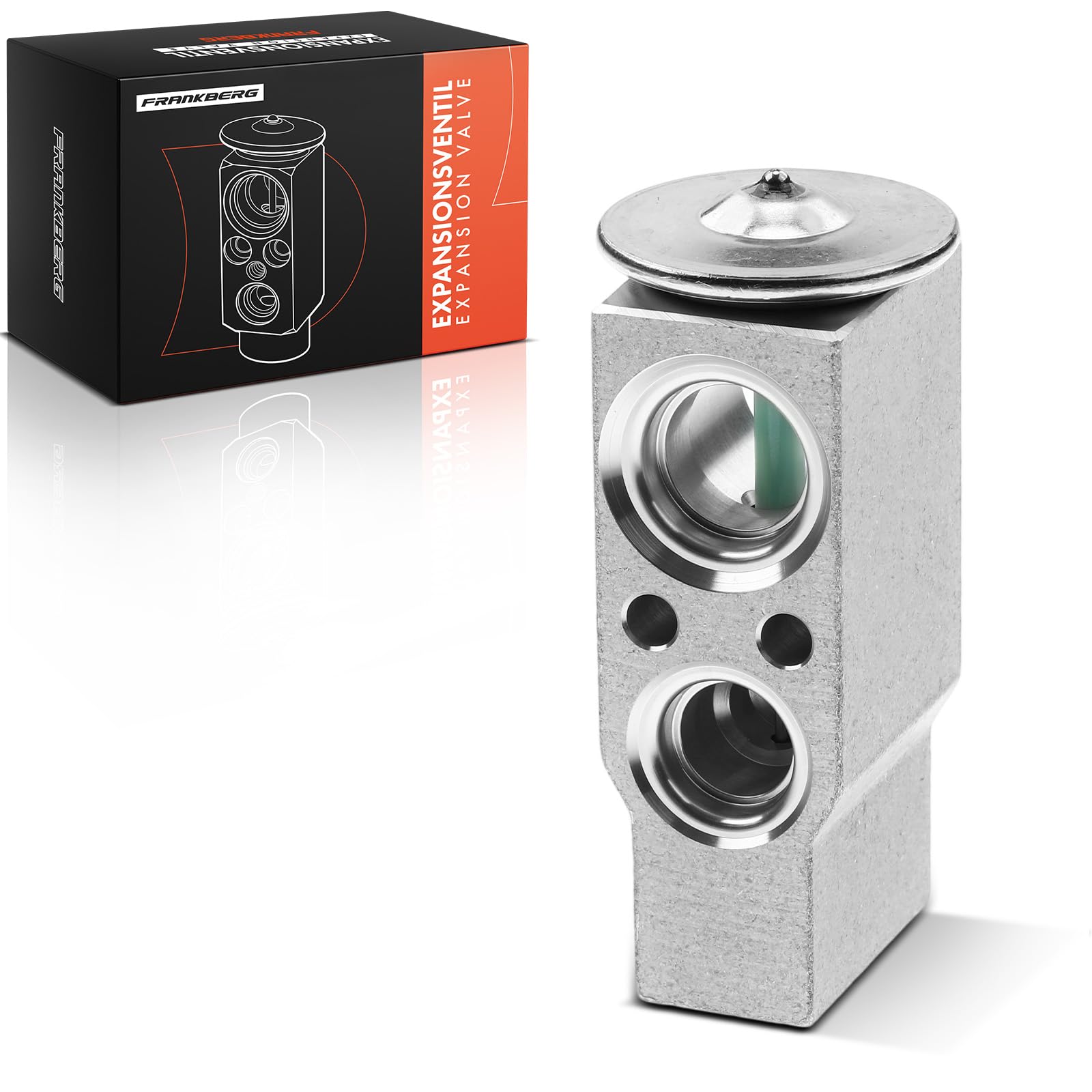 Frankberg Válvula de expansión Aire acondicionado Compatible con 206+ 2L 2M 1.4L 206 CC 2D 2.0L Kangoo KC0/1 1.2L 206 CC 2D 1.6L C3 I FC FN 1.4L Replace# 95514511