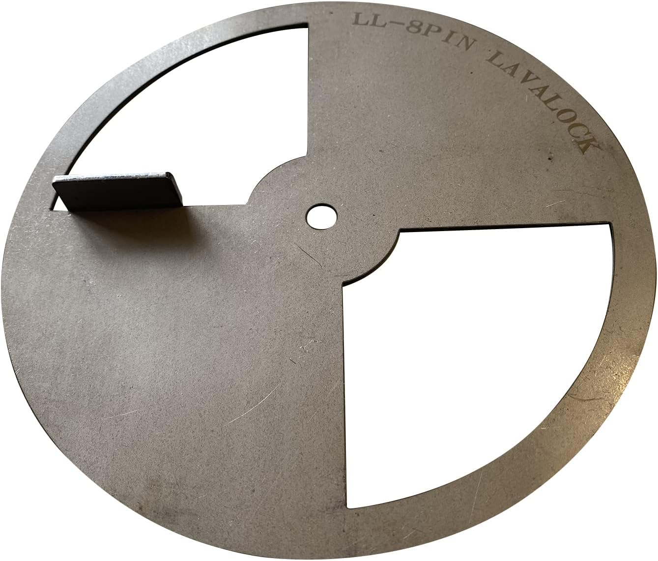 LavaLock® Smoker Pinwheel BBQ air Damper Pit Grill Vent, Steel 4 6 8 12 (8" Diameter)