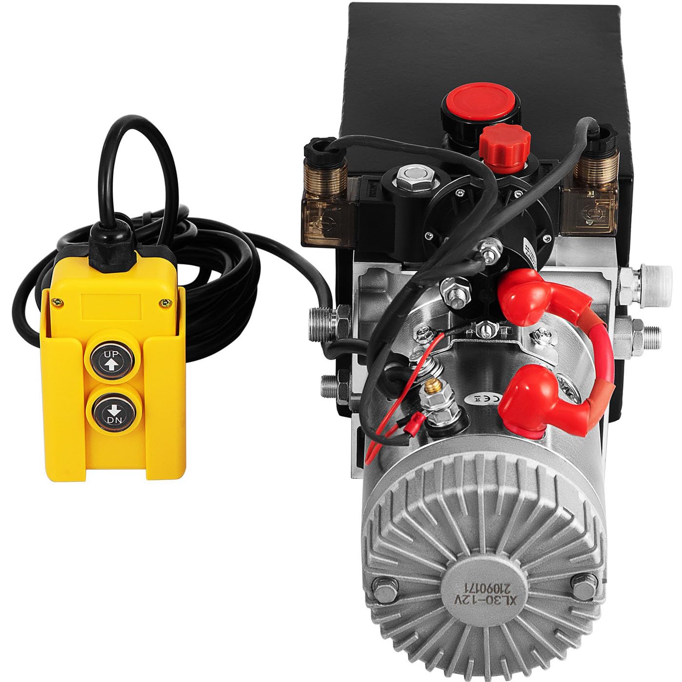8 Quart Doppelwirkend Hydraulikpumpe Dump Trailer Unit Pack Reparatur 12V Double Acting Hydraulic Pump Dump