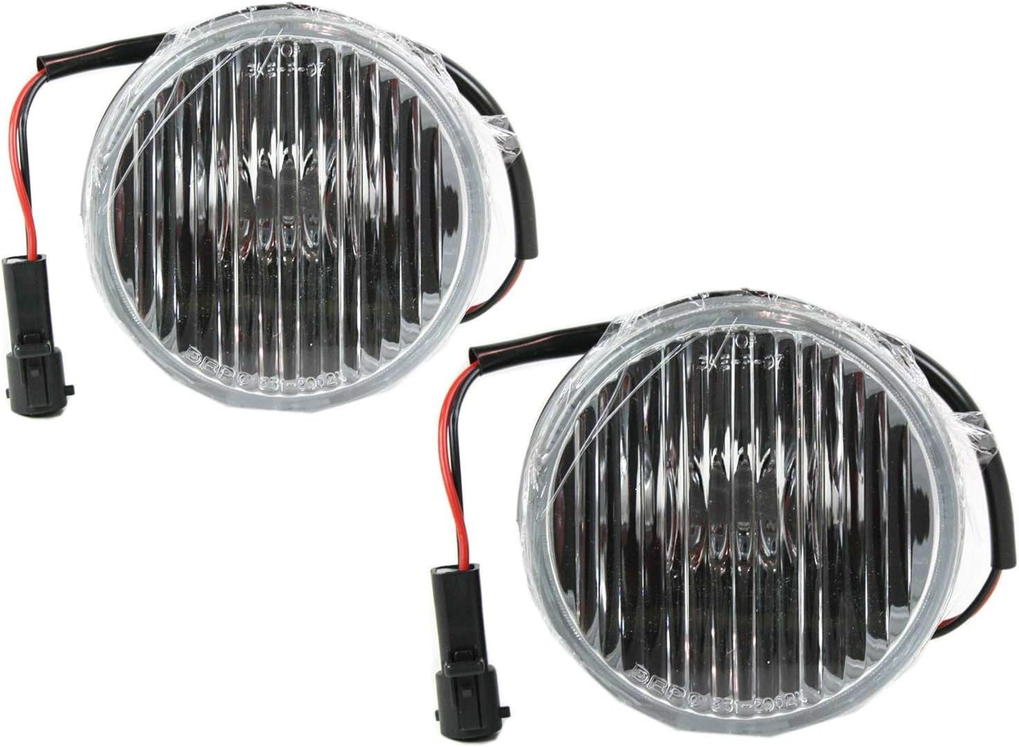APA Replacement Fog Light for 2005 2006 2007 2008 2009 Mustangg GT PAIR Driver Left and Passenger Right Side 9R3Z15200A 9R3Z15200B FO2593207 FO2592207
