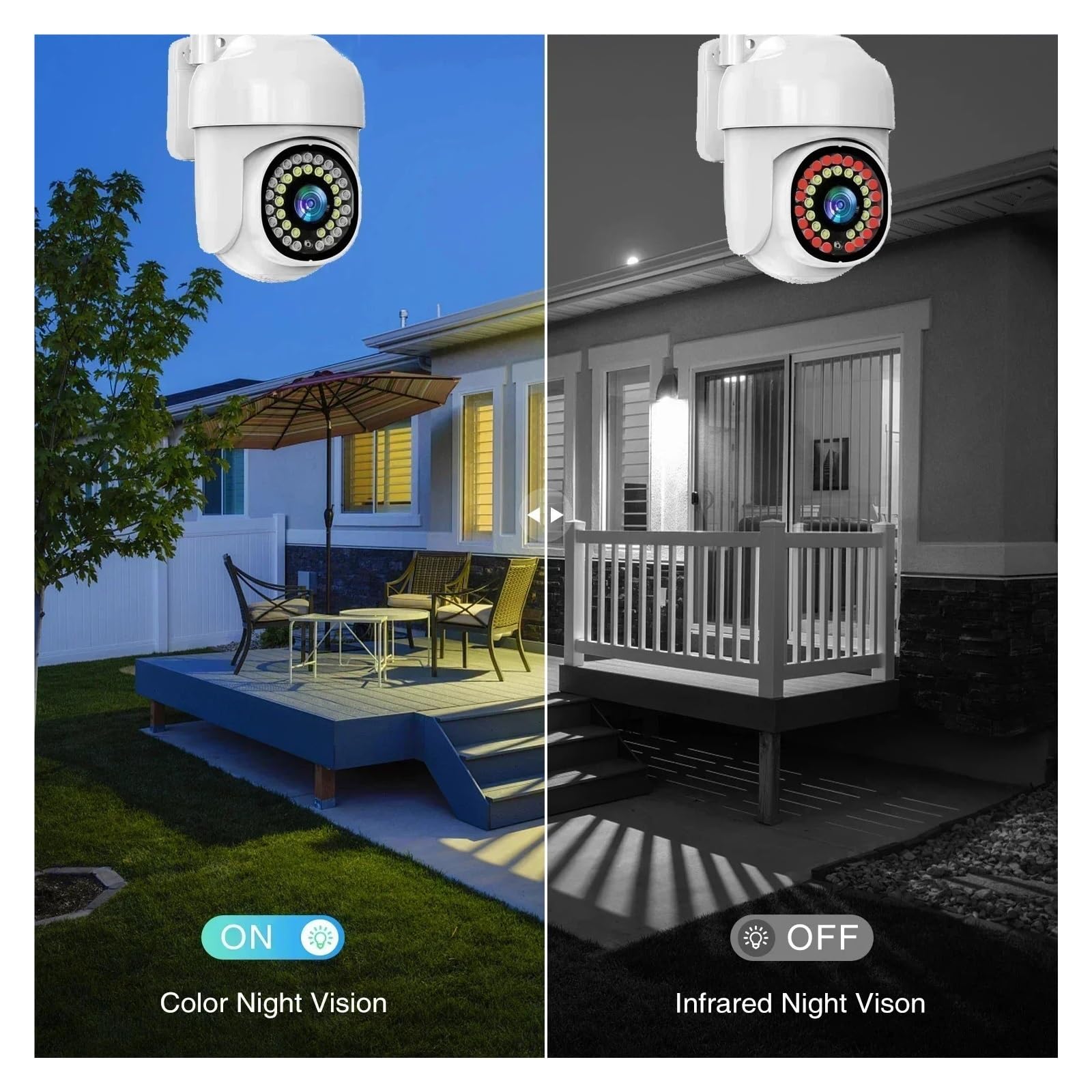 Caméra de surveillance de sécurité à domicile IP CCTV étanche extérieure