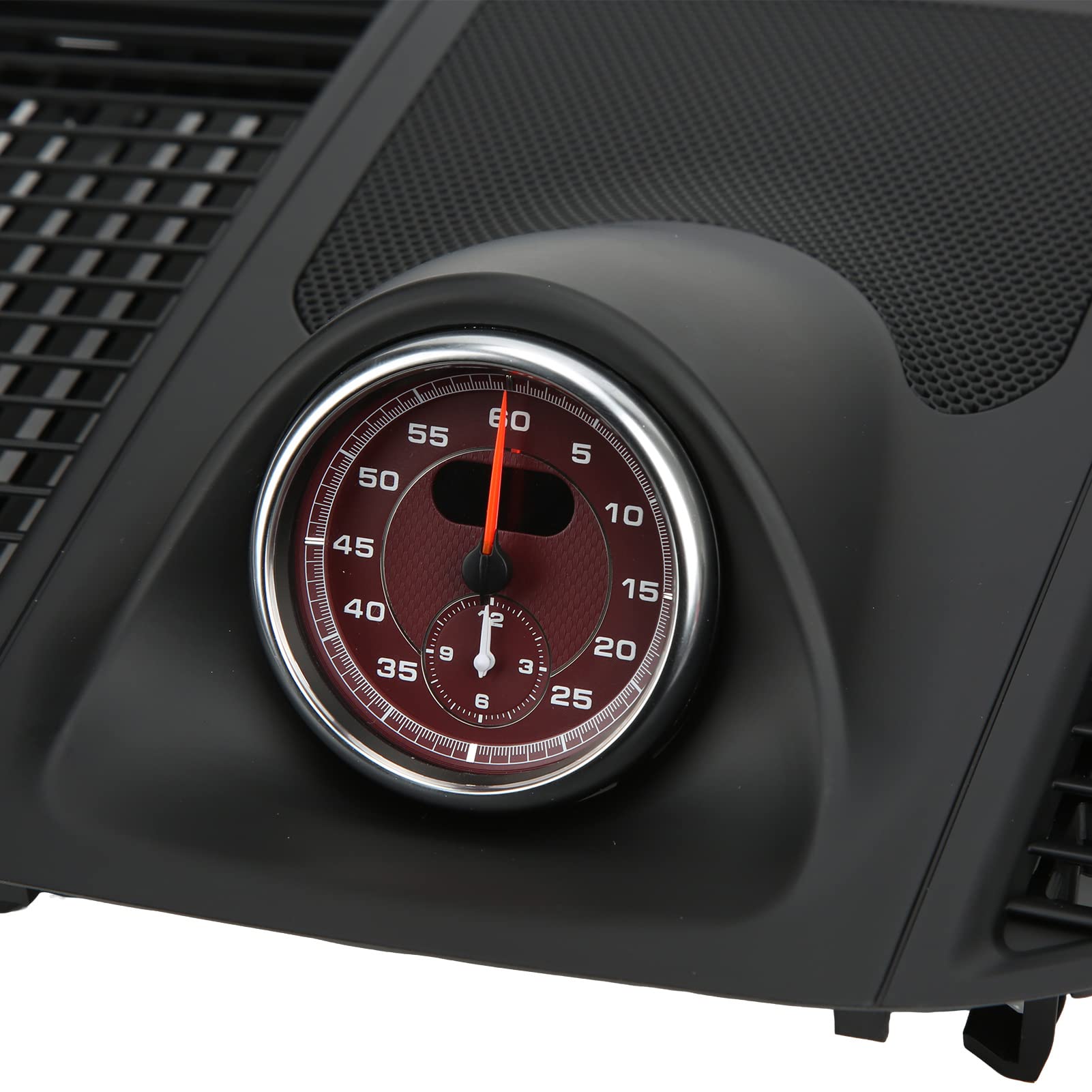 Dioche Pannello Strumenti della Console Centrale dell'auto con Set di Orologi 95B 858 189 C 5Q0 per il 2014-2020 - Sostituzione ABS Premium (cronometro rosso scuro)