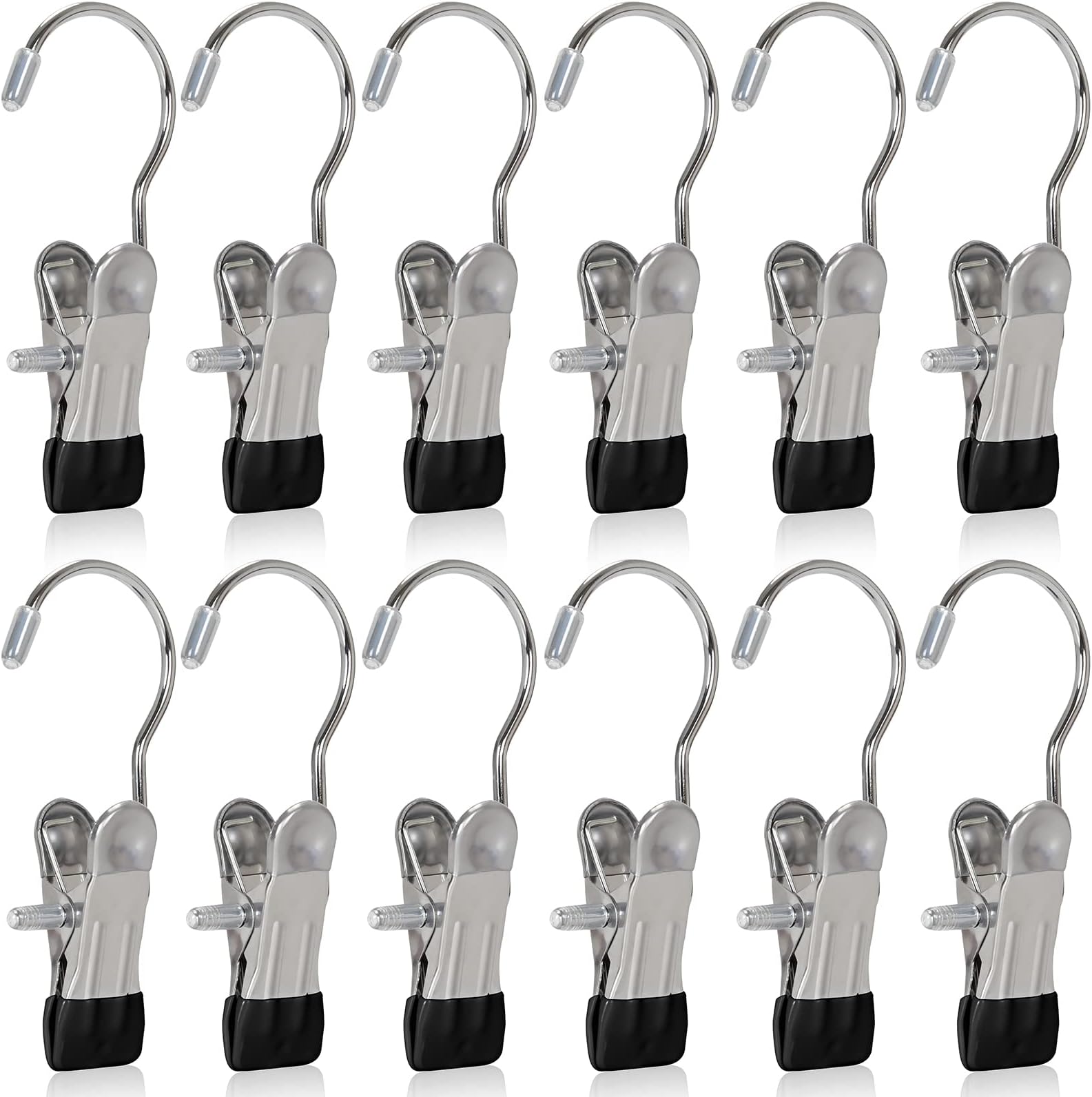 Brajttt 16 PCS Laundry Hook Boot Hanging Hold Clips