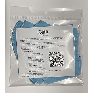 PMR Washable Face Masks for General Use - Blue (Pack of 3)