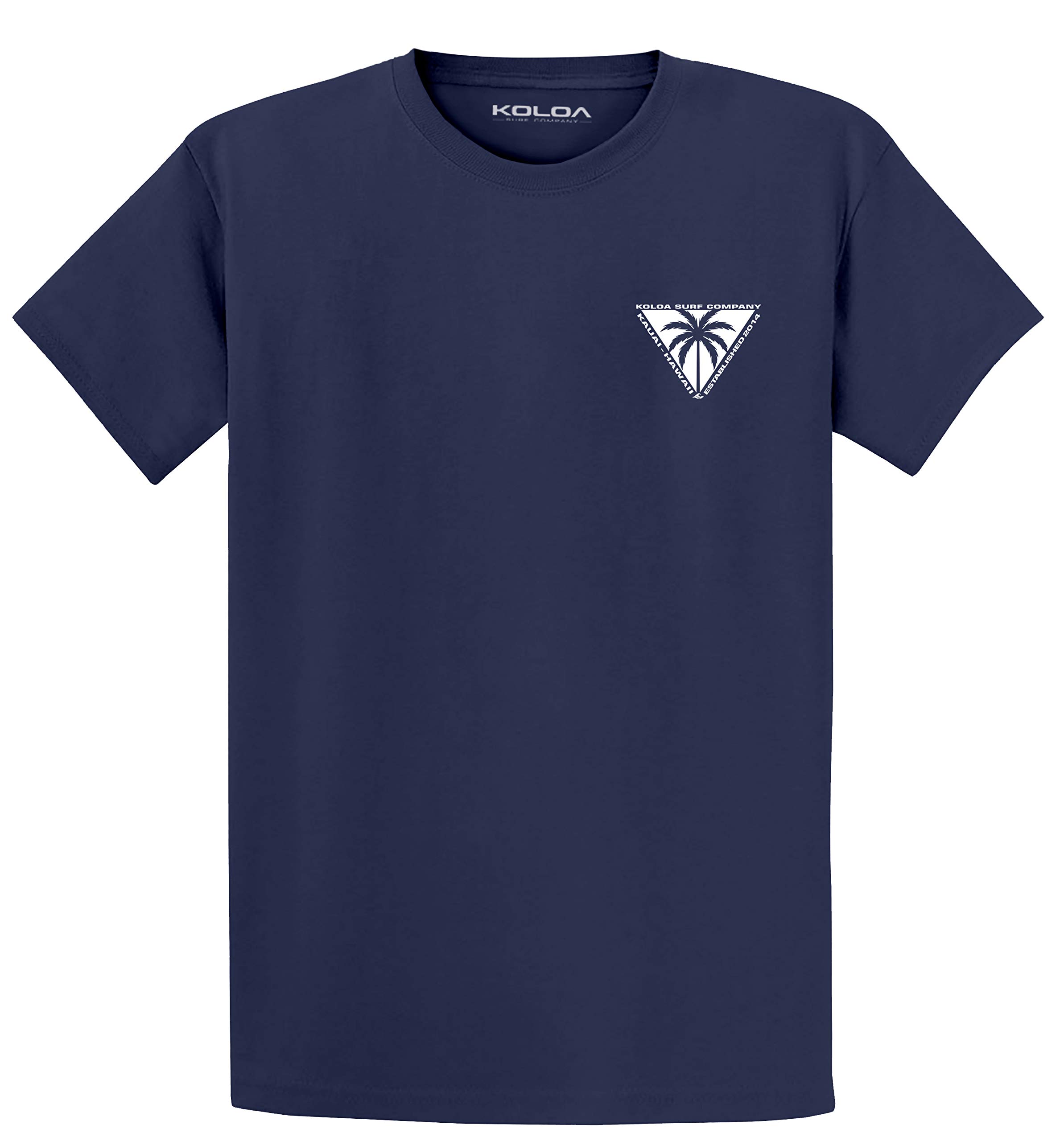 Koloa Surf Company - Men's Triangulated Palm Logo Lightweight Tee-XL-TeamNavy