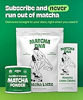 Vista 11 de Drink Matcha Té Matcha verde en polvo, orgánica USDA, 100% puro té matcha verde en polvo, nada añadido., Verde Matcha