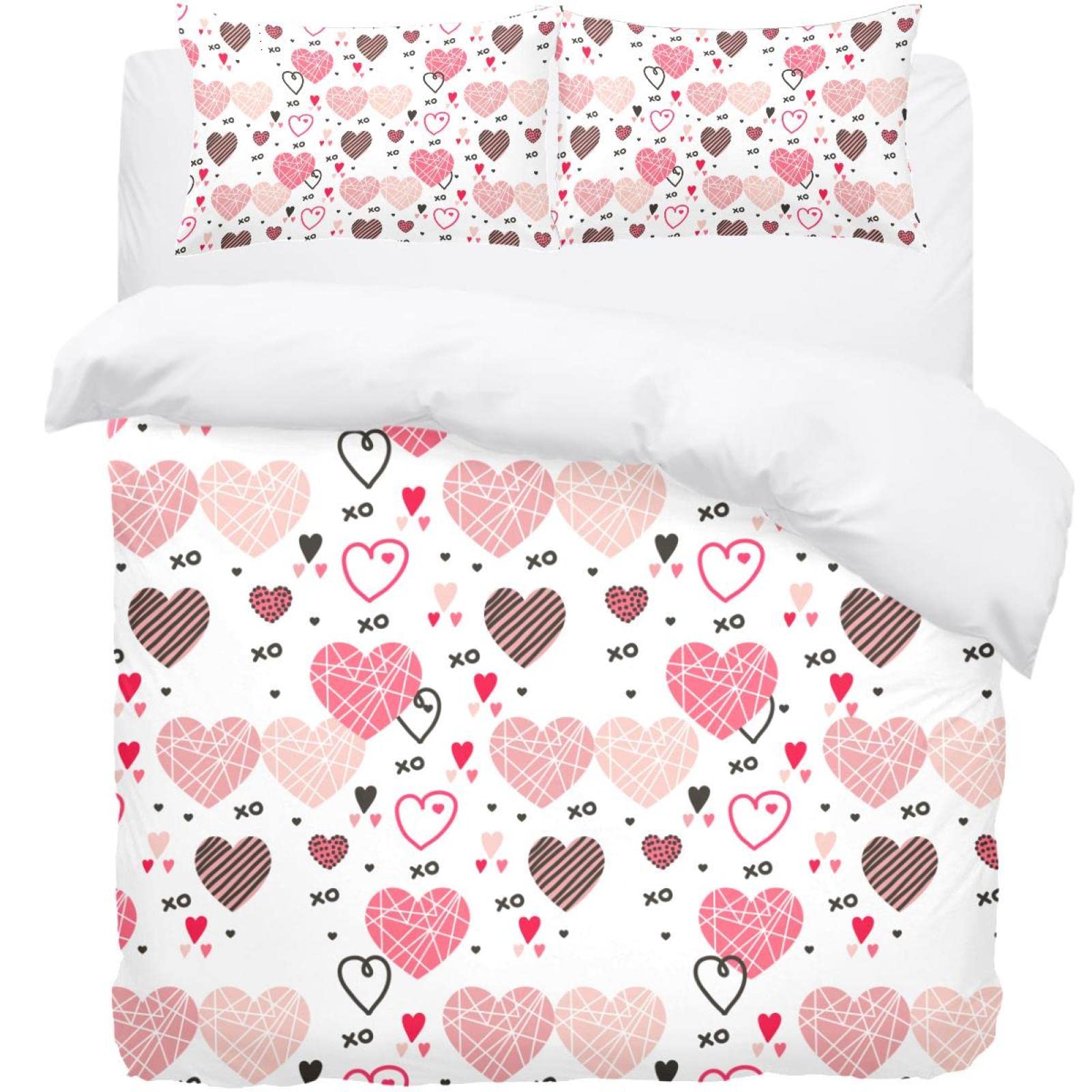 Housse de couette thermique Valentine Hearts contre le froid
