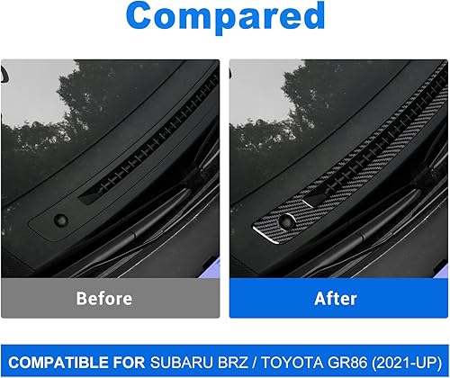 Miniatura 3 de AIRSPEED Para Subaru BRZ Toyota GR86 2021 2022 - Cubierta de marco de ventilación de salida desempañada central, cubierta frontal del panel del