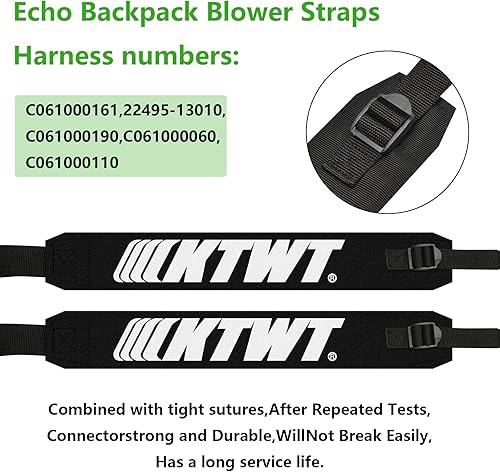 Miniatura 6 de KTWT Juego de 2 correas de soplador de mochila C061000111 para correas de soplador de eco C061000111 Pb-460, Pb-403H, Pb-500, Pb-620, Pb-650