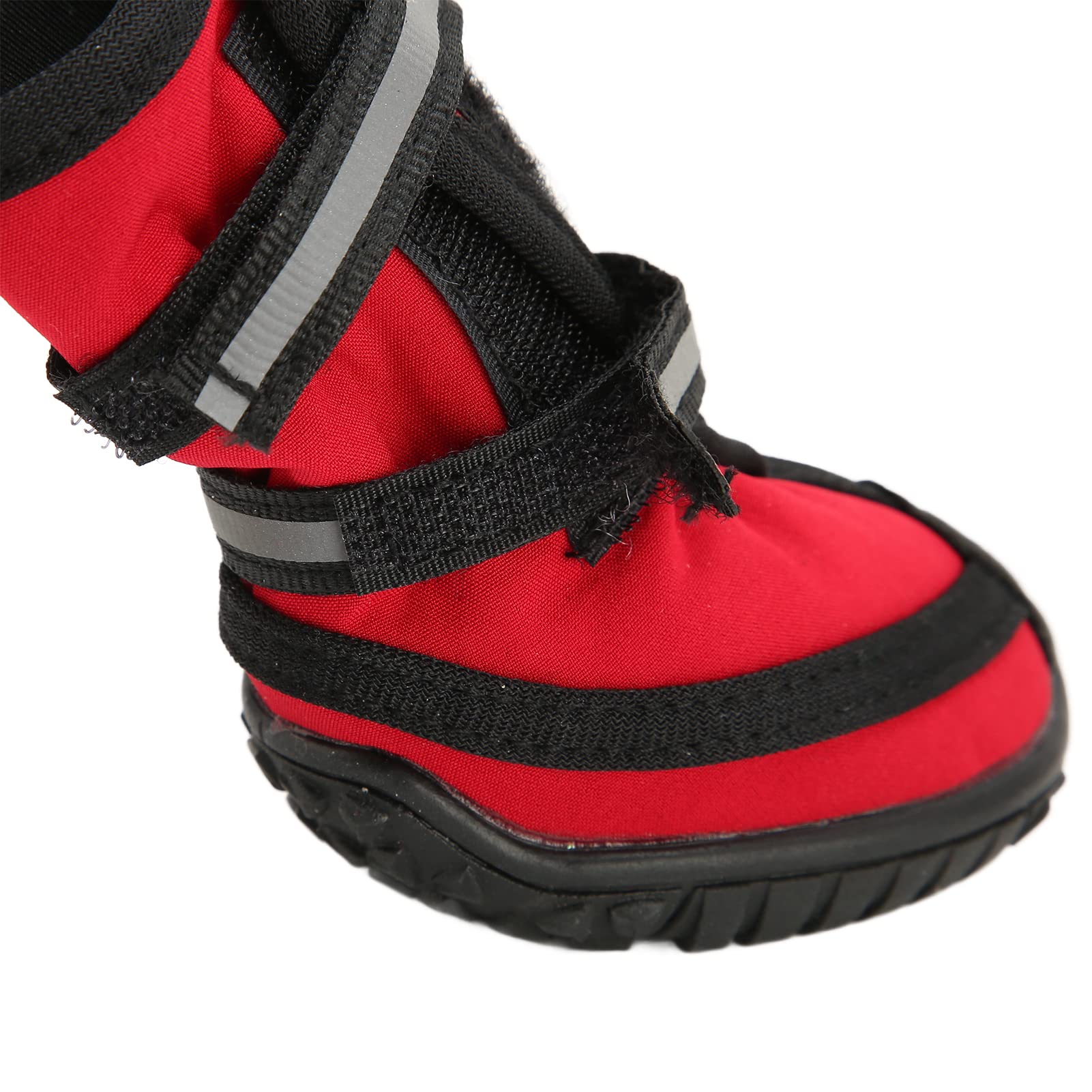 Dog Hiking Shoes Strong Anti Slip Reflective Pet Protectors for Outdoor Walks Rubber Material (XL)