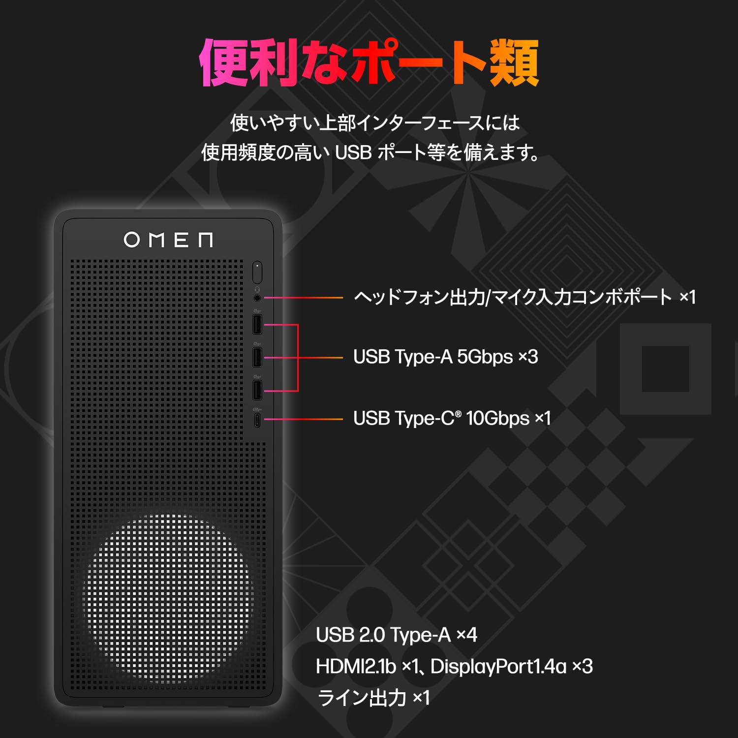 Amazon.co.jp: HP ゲーミングPC デスクトップ OMEN 16L Desktop RTX