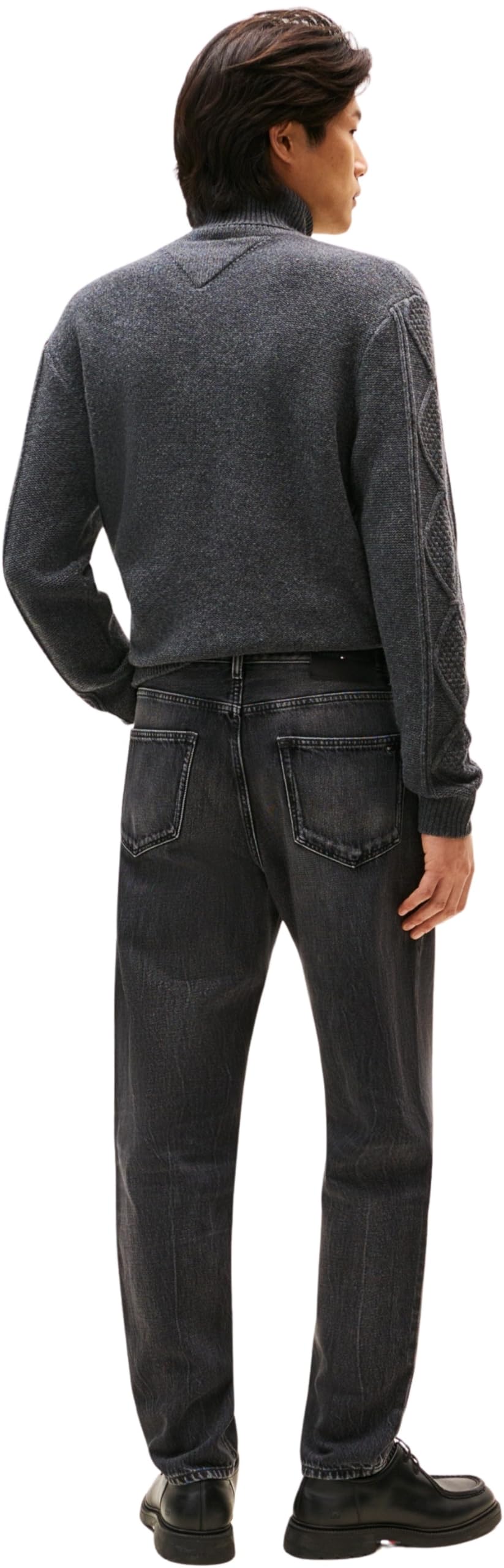Tommy Hilfiger Herren Jeans Hose Harlem Marcus Grey Mid Waist